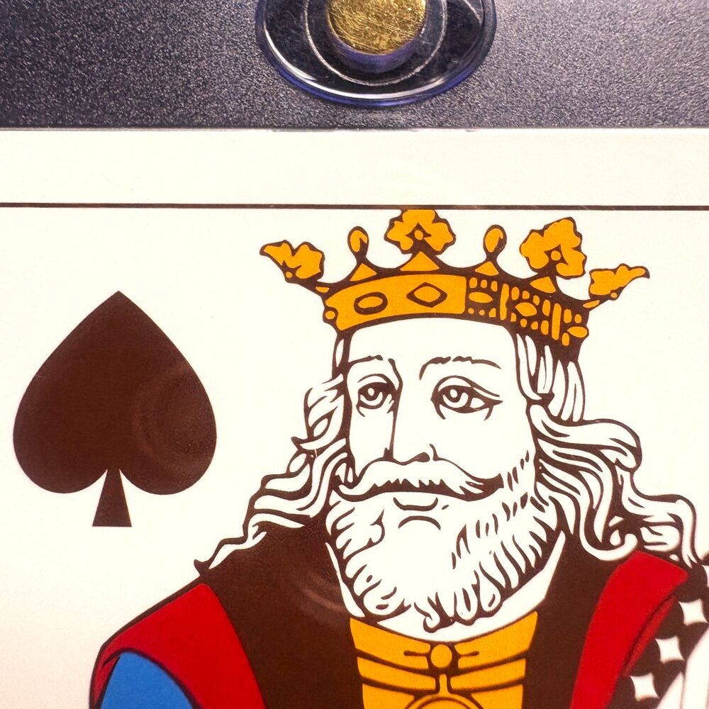 Louis Vuitton King of Spades Playing Card in Plastic Case with Microchip NWOT - Picture 8 of 11